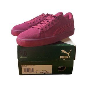 Puma Suede Classic Badge Jr Iced In Vivacious, 365020 01, Size 6Y, New With Box